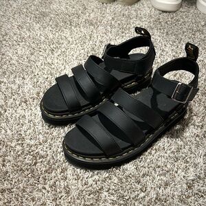 Dr. Martens platform 3-strap sandal
